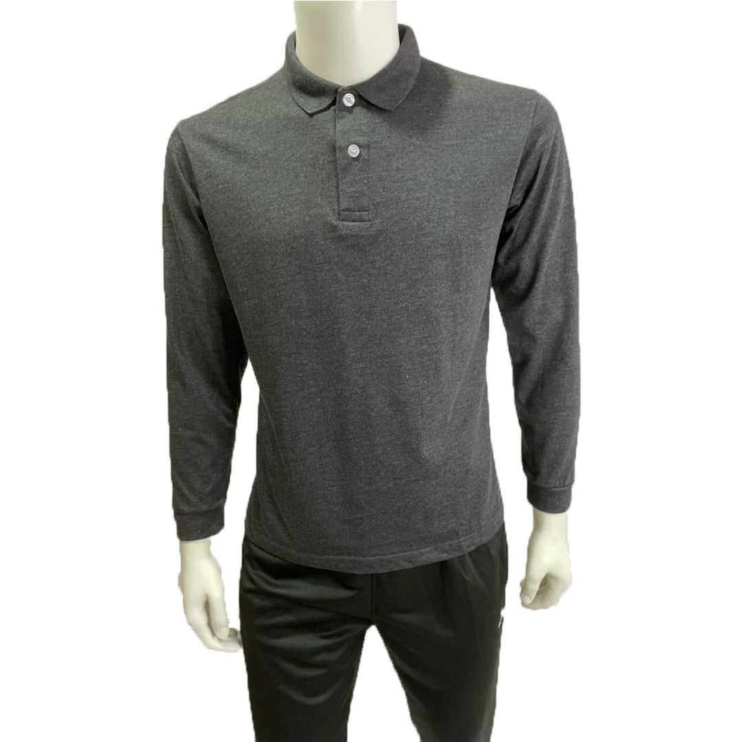 Long Sleeve Polo Tee MM9-2111-MI