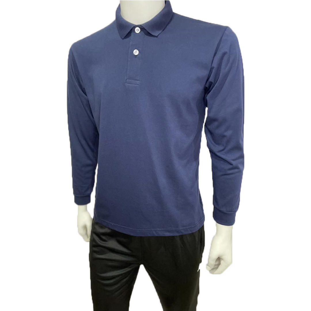 Long Sleeve Polo Tee MM9-2111-MI
